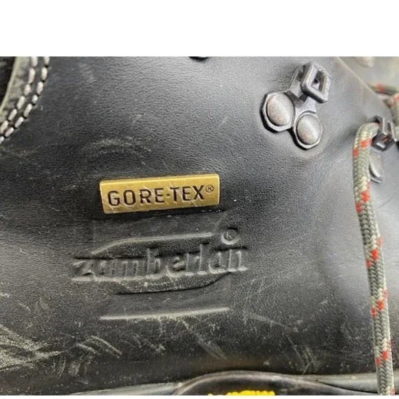 Zamberlan Men's 10.5 Leather Gore-Tex Hiking Backpacking Boots Black Italy
